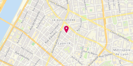 Plan de Psychiatre-Psychanalyste, 41 Rue Saint Michel, 69007 Lyon