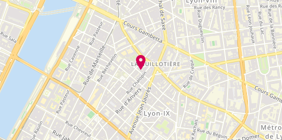 Plan de Claudia ALVES Psychologue et Sophrologue Lyon 7, 23 Rue Saint-Michel, 69007 Lyon