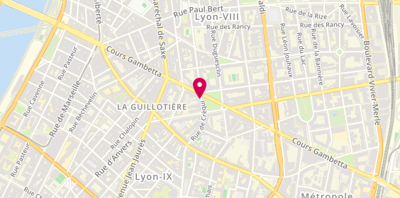 Plan de BOIVIN Sandrine, 258 Rue de Créqui, 69007 Lyon