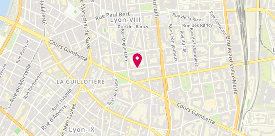 Plan de GIROUD Laurène, 17 Rue de l'Abondance, 69003 Lyon