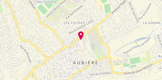 Plan de BARROT Anne - Psychologue à AUBIERE, Aubière Santé
46 Rue des Foisses, 63170 Aubière