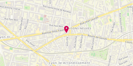 Plan de CHESSA ALTIERI Francesca, 139 Rue du Dauphiné, 69003 Lyon