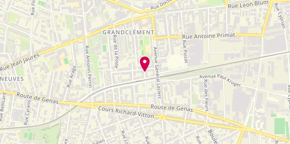 Plan de Chambon Isabelle, 5 Rue Panissod, 69100 Villeurbanne