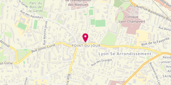 Plan de BRUYERE Thierry, 62 avenue du Point du Jour, 69005 Lyon