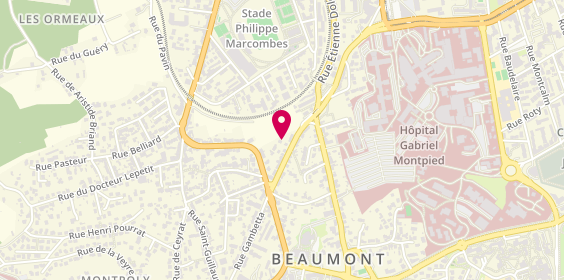 Plan de BERNARD Muriel, 19 Bis Rue Croix des Liondards, 63110 Beaumont