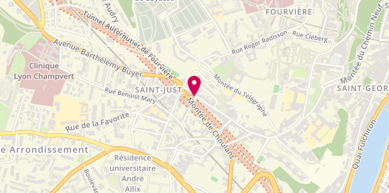 Plan de Sophie BOUTIN Chatouillot, 87 Rue Trion, 69005 Lyon