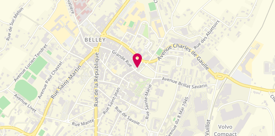 Plan de ARNOLDI Charlène: Psychologue, 85 Place de la Vieille Porte, 01300 Belley