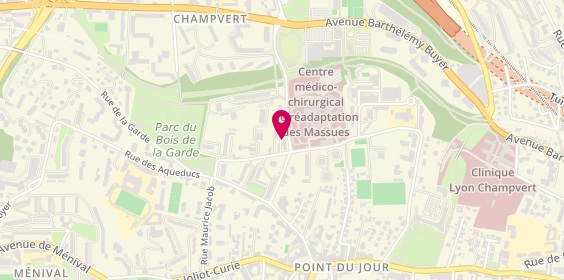 Plan de LATHUILLE Florise, 98 Rue Dr Edmond Locard, 69005 Lyon