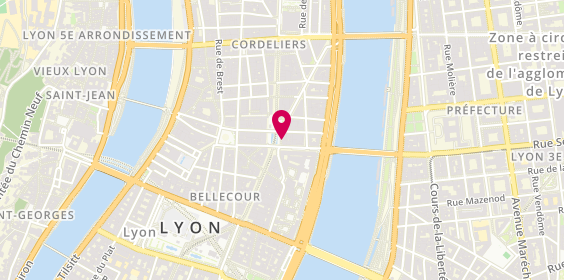 Plan de Audrey ROLLIN - Psychologue Lyon, 55 Rue de la République, 69002 Lyon
