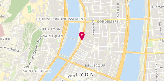 Plan de Laureline SEYTRES psychologue, 39 Quai Saint-Antoine, 69002 Lyon