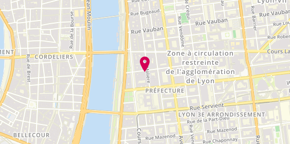 Plan de Marie GAUTRET - Psychologue / Thérapie ICV, 10 Rue Rabelais, 69003 Lyon