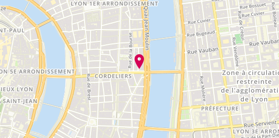 Plan de HOURS Armelle, 3 Place des Cordeliers, 69002 Lyon