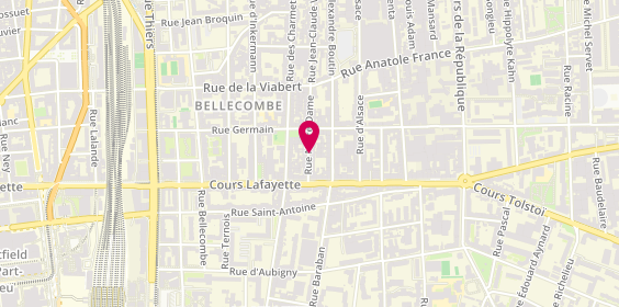 Plan de LAGRANGE Patricia, 27 Rue Notre Dame, 69006 Lyon
