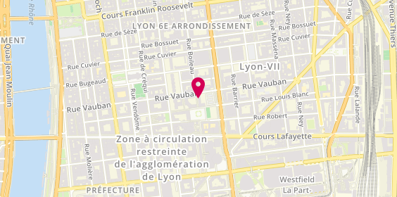 Plan de GUILBART Vitry Joséphine, 131 Rue Boileau, 69006 Lyon