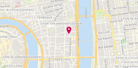 Plan de Mylène MANZANO - Psychologie Clinique et EMDR, 16 Rue du Garet, 69001 Lyon