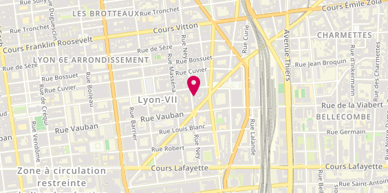 Plan de Glaucia Da Costa Neves - Psychologue - Lyon, 71 Rue Ney, 69006 Lyon
