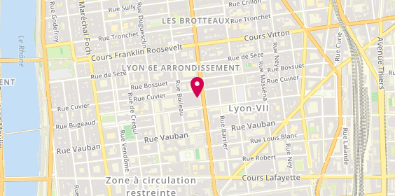 Plan de Aurélie VERGIAT - Psychologue Lyon 6, 102 Rue Garibaldi, 69006 Lyon