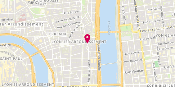 Plan de LASCAUX Fabienne, 1 Rue du Garet, 69001 Lyon