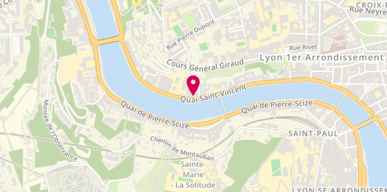 Plan de HAUET Valérie, 9 Quai Saint-Vincent, 69001 Lyon