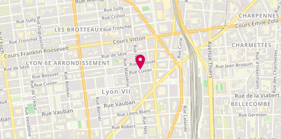 Plan de ROLLAND Fabienne, 165 Rue Cuvier, 69006 Lyon