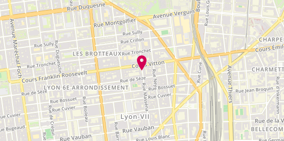 Plan de LAFAURIE Chantal, 42 Rue Masséna, 69006 Lyon