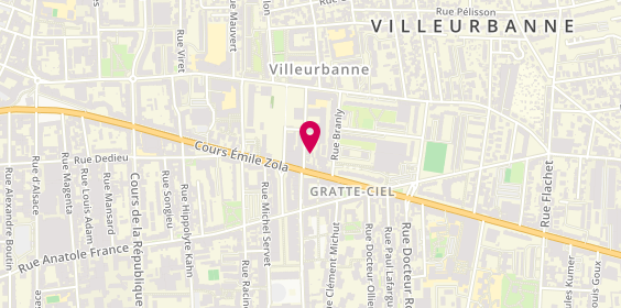 Plan de WEBER-VIVAT Dominique, 27 Rue Jean Bourgey, 69100 Villeurbanne