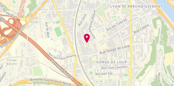 Plan de Margaux ROTIVEL psychologue, 24 avenue Joannès Masset, 69009 Lyon