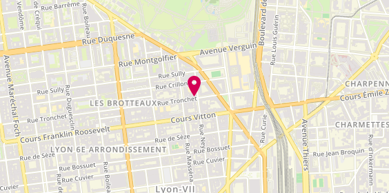 Plan de BELHADJALI Jemil, 107 Rue Tronchet, 69006 Lyon