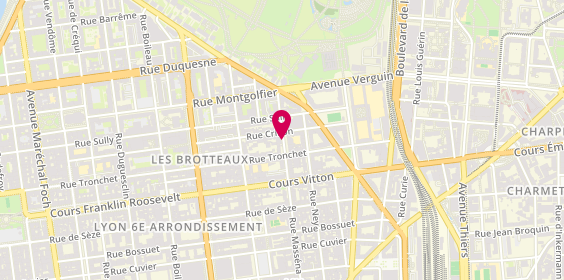 Plan de MARCILLY Corinne, 20 Rue Massena, 69006 Lyon