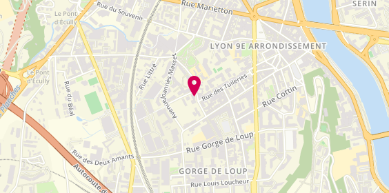 Plan de COCHEZ Maurice, Le Carre Montel 14 Rue Doct Horand, 69009 Lyon