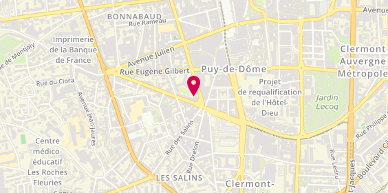 Plan de BARTIN LEANDRI Valérie, 62 Rue Bonnabaud, 63000 Clermont-Ferrand