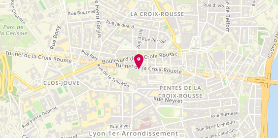 Plan de ALLEYSSON Elyane, 8 Rue Vauzelles, 69001 Lyon
