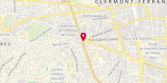 Plan de Hemeline Lamy, 48 avenue Pasteur, 63400 Chamalières