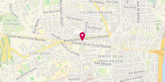 Plan de Corinne MIGNARD - Psychologue Lyon 1, 104 Boulevard de la Croix-Rousse, 69001 Lyon