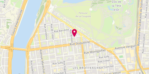 Plan de BREVET Charlotte, 58 Rue du Lt Colonel Prévost, 69006 Lyon