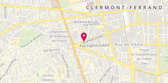 Plan de COERCHON Pierre, 56 Avenue Julien, 63000 Clermont-Ferrand