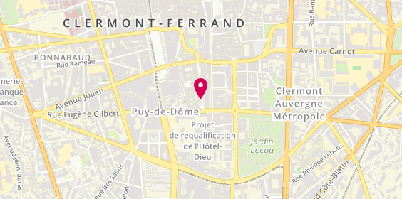 Plan de CHARMONT Laurence, 32 Rue Georges Clemenceau, 63000 Clermont-Ferrand
