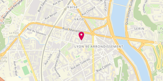 Plan de Ivan EHMKE - Psychologue, 13 Rue Jouffroy d'Abbans, 69009 Lyon
