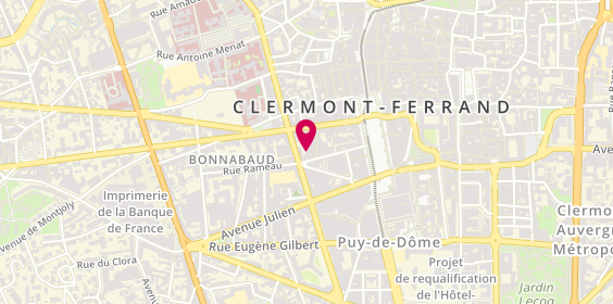 Plan de MENNUTI Julie, 24 Rue Marechal Foch, 63000 Clermont-Ferrand