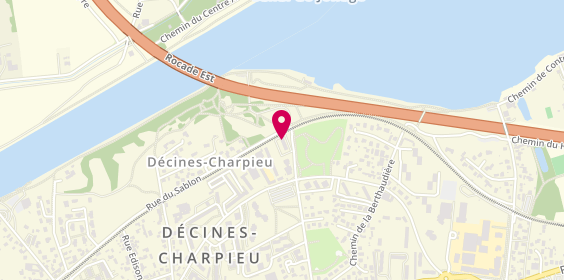 Plan de WEISBUCH Geneviève, 69 Rue Georges Bizet, 69150 Décines-Charpieu