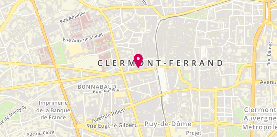 Plan de SABATIER Agnès, 12 Rue Blatin, 63000 Clermont-Ferrand