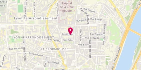 Plan de Psychiatre, 3 Rue Rosset, 69004 Lyon