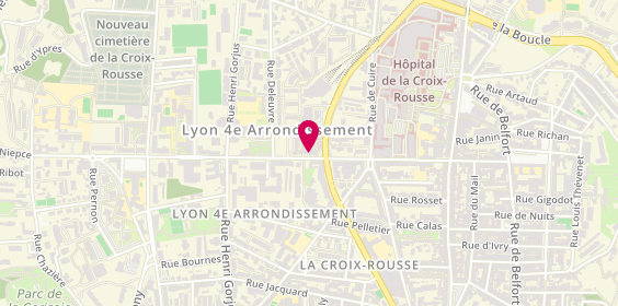 Plan de BUHLER Vincent, 44 Rue Jacques-Louis Hénon Pôle Sante - 2ème Étage, 69004 Lyon