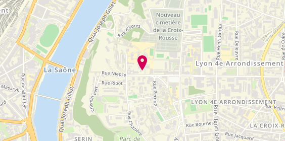 Plan de Psychologue - Marine SICARD, 114 Rue Jacques-Louis Hénon, 69004 Lyon