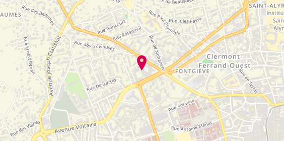 Plan de Aurélie LANTRADE-Faure - Psychologue, 65 Boulevard Berthelot, 63000 Clermont-Ferrand