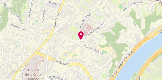 Plan de LOMBARD Caroline, 32 Rue de Margnolles, 69300 Caluire-et-Cuire