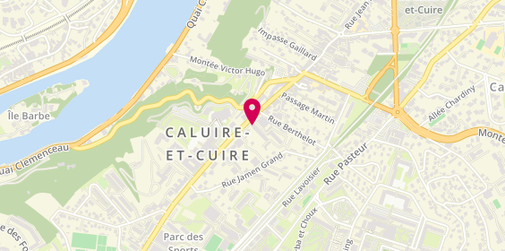 Plan de Aurélie DEBIOL Psychologue, 7 Rue Jean Moulin, 69300 Caluire-et-Cuire