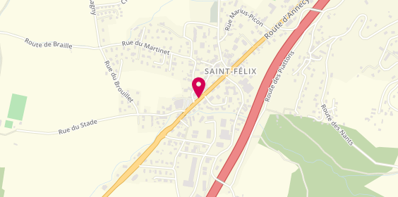 Plan de BOURBON Peggy, 200 Route d'Aix Les Bains, 74540 Saint-Félix