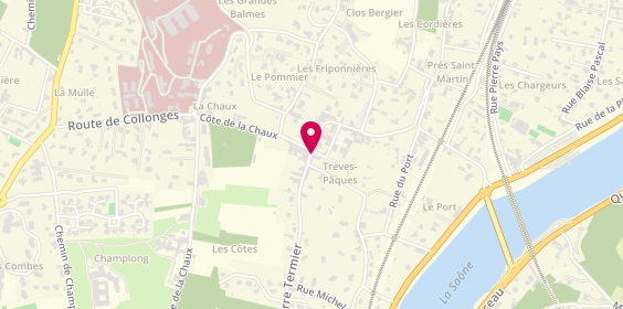 Plan de FAVRE ROBERT Marine, 1 Rue Pierre Termier, 69660 Collonges-au-Mont-d'Or