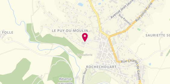 Plan de JERETHIE-RIFFAUD Célia, 11 Faubourg du Puy du Moulin, 87600 Rochechouart